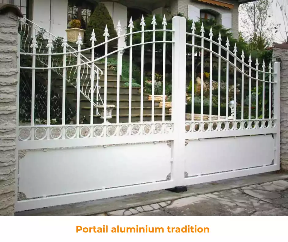portails aluminium tradition