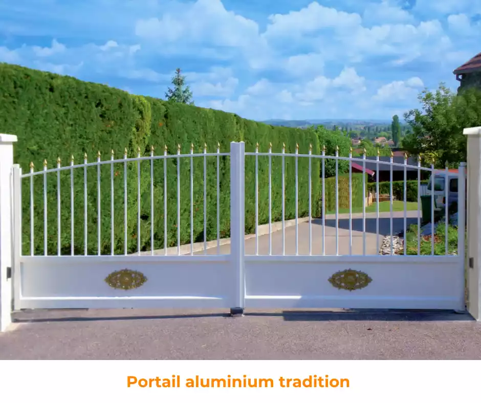 portails aluminium tradition