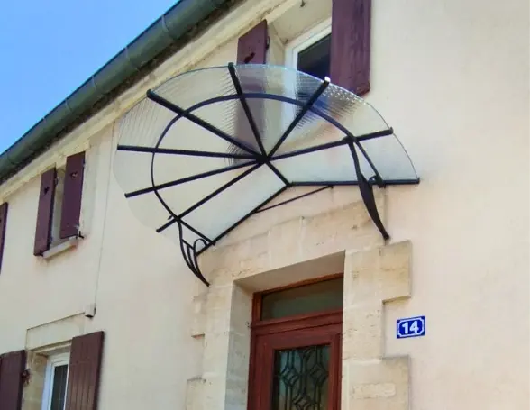 verre pour marquise sur mesure